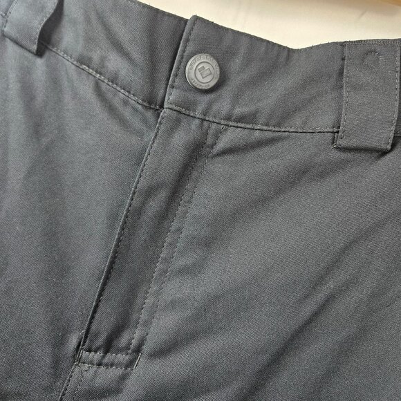 Obermeyer Black Pants Insulated Snow Youth L Zip Snap Closure Ski Snowboard - Picture 4 of 13